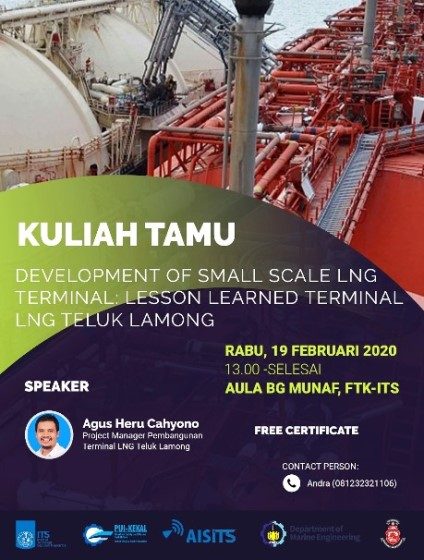 Guest lecture on mini LNG Terminal Development